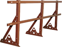 Ограждение кровли ROOFSYSTEMS ELITE H-600 (овал) EURO ГОСТ Р 53254-2009 RAL 8004