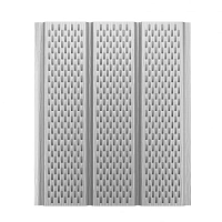 Софит металлический с полной перфорацией 2,4 м Aquasystem Polyester 0,5 мм 180 г/м2, RR 20