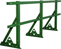 Ограждение кровли ROOFSYSTEMS ELITE для фальцевой кровли H-600 (овал) ГОСТ Р 53254-2009 RAL 6020