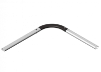 Соединение угловое труб ограждения ROOFSYSTEMS PRESTIGE 45*25