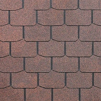 Гибкая черепица однослойная Docke Standart Крона Коричневый