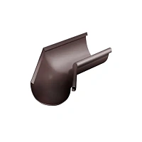 Угол желоба внутренний 135 гр Grand Line 125/90 мм RAL 8017 - коричневый шоколад