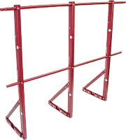 Ограждение кровли ТЕКТА для фальцевой кровли H-1200 d-25 (круг) RAL 3011