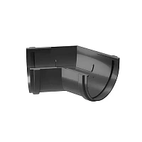 Docke PREMIUM Угловой элемент желоба 135°, Графит