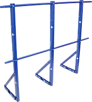 Ограждение кровли ТЕКТА для фальцевой кровли H-1200 d-25 (круг) RAL 5005