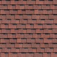 Гибкая черепица двухслойная Shinglas ТехноНИКОЛЬ Ранчо Красный