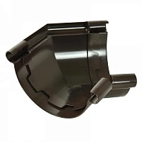 Nicoll (LG25) Угол желоба 135° внеш. (клеевой) 125 мм, Коричневый