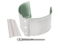 Кронштейн трубы на кирпич Optima 150/100 мм Zn оцинковка