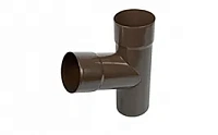 Тройник AQUASYSTEM покрытие PURAL, темно-коричневый RR 32 D 125/90 мм