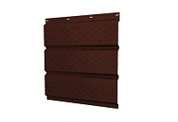 Софит металлический с полной перфорацией Grand Line Satin 140 г/м2 RAL 8017