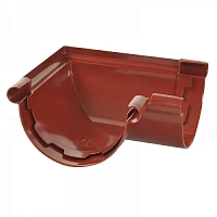 Nicoll (LG25) Угол желоба 90° внеш. (клеевой) 125 мм, Красный