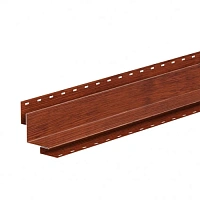 Угол сайдинга внутренний 50х50 Aquasystem Printech Американский орех (Naive)