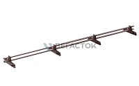Снегозадержатель трубчатый Vegastok VegaLux 25x45 (овал) 3 м универсальный RR 32