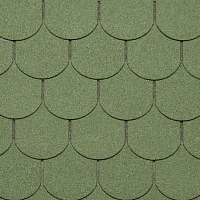 Гибкая черепица однослойная Tegola Nordland АНТИК Зелёный