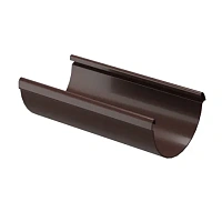 Docke LUX Желоб водосточный 3м, Шоколад