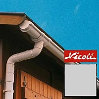 Пластиковый водосток Nicoll LG 16 70/50 Серая RAL 7047