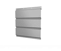 Софит металлический с центральной перфорацией Grand Line Drap 140 г/м2 RAL 9003