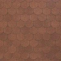 Гибкая черепица однослойная Tegola Nobil Tile ВЕРОНА Коричневый