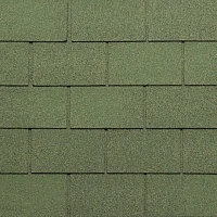 Гибкая черепица однослойная Tegola Nordland КЛАССИК Зелёный с отливом