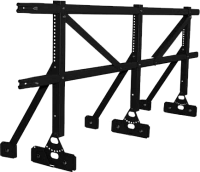 Ограждение кровли ROOFSYSTEMS PRESTIGE для фальцевой кровли H-1200 (овал) RAL 9005