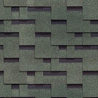 Гибкая черепица однослойная Docke Standart Тетрис Зелёный