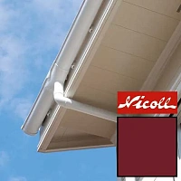 Пластиковый водосток Nicoll LG 29 150/100 Красный RAL 3004