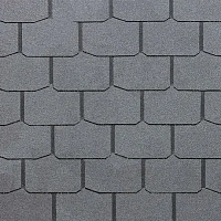 Гибкая черепица однослойная Docke Standart Крона Серый