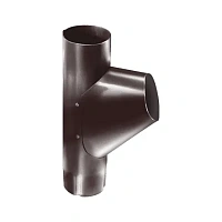 Тройник Grand Line 150/100 мм RAL 8017 - коричневый шоколад