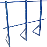 Ограждение кровли ТЕКТА H-1200 d-25 (круг) EURO RAL 5005