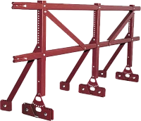 Ограждение кровли ROOFSYSTEMS PRESTIGE для фальцевой кровли H-1200 (овал) RAL 3011