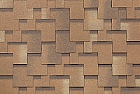 Гибкая черепица однослойная Shinglas ТехноНИКОЛЬ Болеро Песок New