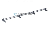 Снегозадержатель трубчатый Vegastok VEGALite 20x40 (овал) 3 м универсальный RAL 7024