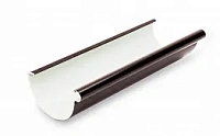 Galeco PVC 152 Желоб водосточный 130мм 4 п.м. ПВХ, RAL 8019 - темно-коричневый