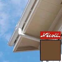 Пластиковый водосток Nicoll LG 29 150/100 Терракота RAL 8003