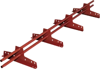 Снегозадержатель трубчатый ТЕКТА d-25 (круг) EURO Next 3 метра универсальный RAL 3009