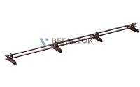 Снегозадержатель трубчатый Vegastok VEGALite 20x40 (овал) 3 м универсальный RR 32