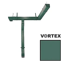 Металлический водосток Vortex Полиэстер RAL 6005 (Зеленый мох) прямоугольный