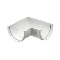 Docke PREMIUM Угловой элемент желоба 90°, Пломбир