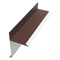 Aquasystem Торцевая планка сложная, 0,5 мм GreenCoat Pural BT RAL 8017 (коричневый)