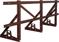 Ограждение кровли ROOFSYSTEMS PRESTIGE H-900 (овал) EURO RAL 8017