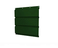 Софит металлический с центральной перфорацией Grand Line Satin 140 г/м2 RAL 6005