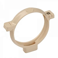 Nicoll (LG33) Хомут трубы 100 мм, Бежевый