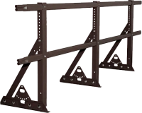 Ограждение кровли ROOFSYSTEMS ELITE для фальцевой кровли H-600 (овал) ГОСТ Р 53254-2009 RAL 8019