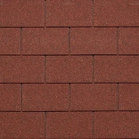 Гибкая черепица однослойная Tegola Nordland КЛАССИК Красный испания