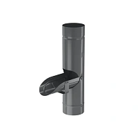 Водосборник AQUASYSTEM покрытие PURAL, серый RR 23 D 125/90 мм