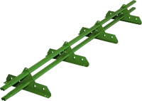 Снегозадержатель трубчатый ROOFSYSTEMS серия ELITE 40*20 (овал) NEXT 3 метра универсальный RAL 6002