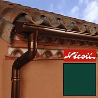 Пластиковый водосток Nicoll LG 25 125/80 Зеленый RAL 6005