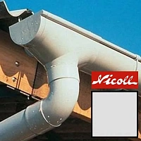 Пластиковый водосток Nicoll LG 33 170/100 Белый RAL 9010