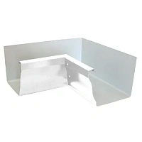 Угол желоба внутренний прямоуг. Vortex 127/102 мм RAL 9003 - белый