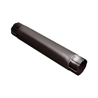 Труба круглая L=1 м Grand Line 150/100 мм RAL 8017 - коричневый шоколад